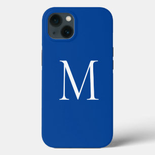 Monogram Eigen Naam Initiaal Modern Sober Minimali iPhone 13 Hoesje