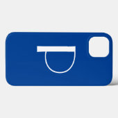 Monogram Eigen naam Initiaal  Parisian Case-Mate iPhone Case (Achterkant (horizontaal))