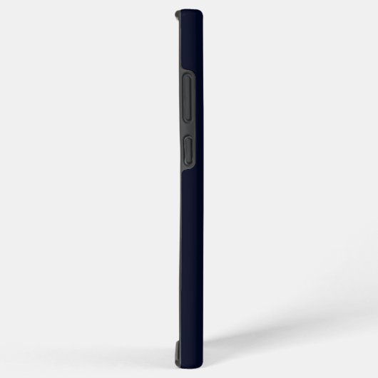 Monogram Elegant Initiaal Donkerblauw Samsung Galaxy Hoesje (Rechterkant)