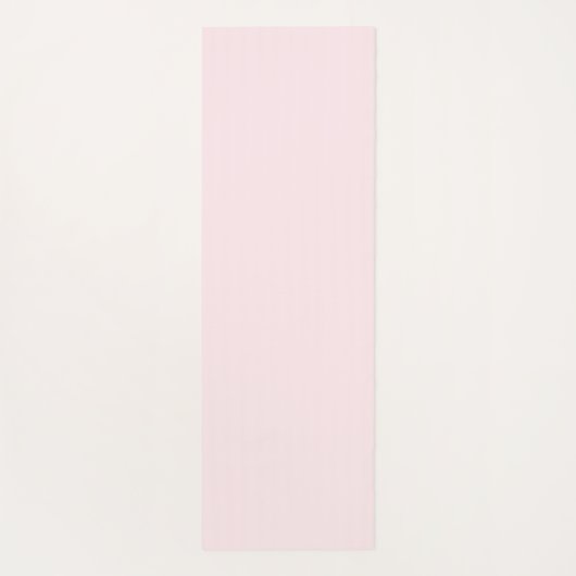 Monogram Elegant Minimaal Blush Roze en Goud Yogamat (Achterkant)
