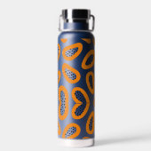 Monogram Elegant Papaya Patroon Waterfles (Achterkant)