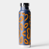 Monogram Elegant Papaya Patroon Waterfles (Links)