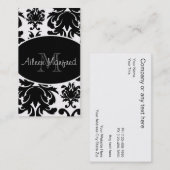 Monogram Elegant Visitekaartjes (Voorkant / Achterkant)