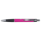 Monogram Elegant Wit Roze Persoonlijk Pen (Achterkant)