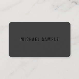 Monogram Elegant Zwart Professionele QR-code Visitekaartje
