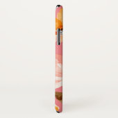 Monogram Elegante Roze Waterverf Case-Mate iPhone Case (Achterkant / rechts)
