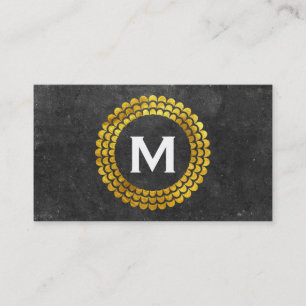 Monogram Element Expansion (goud) Visitekaartje