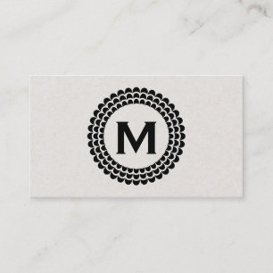 Monogram Element Uitbreiding Visitekaartje