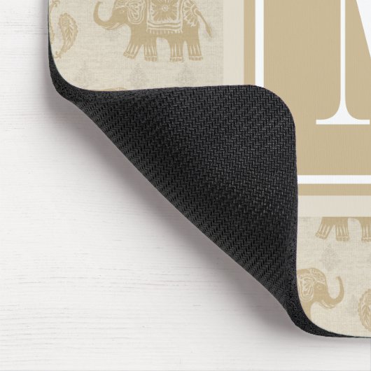 Monogram | Elephant Khaki Caravan Pattern Muismat (Hoek)