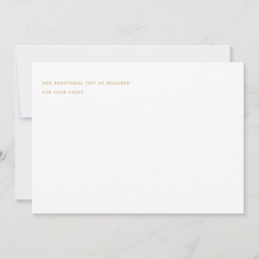 Monogram Emerald Green Gold bespaart de datum Save The Date (Achterkant)