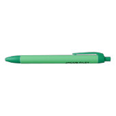 Monogram Emerald Green Zwarte Inkt Pen (Bovenkant)