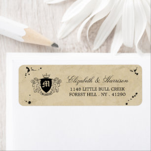 monogram en gordijn etiket