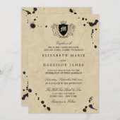 monogram en gordijn kaart (Voorkant / Achterkant)