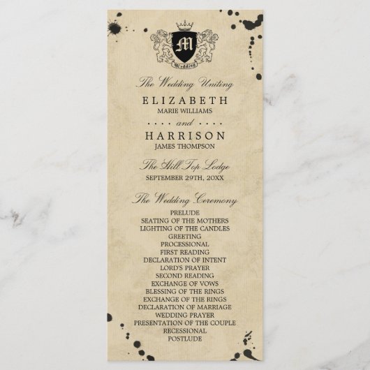 monogram en gordijn programma (Voorkant)