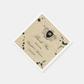 monogram en gordijn servet (Hoek)