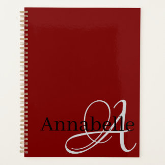 Monogram en naam planner