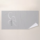 Monogram en Persoonlijke badhanddoek (Badhanddoek)