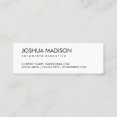 Monogram en Polka Dots Mini Visitekaartje (Achterkant)