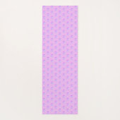 Monogram en Stijlvolle poolpunten op Violet Yogamat (Achterkant)