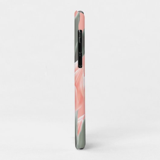 Monogram en stijlvolle Tulpdruppels Case-Mate iPhone Case (Achterkant/links)