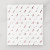 Monogram en Wreath | Winter Greenery Wedding (Binnenkant ongevouwen)