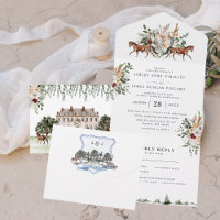 Monogram | Engelse Paarden Manor Bruiloft