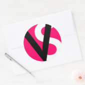 Monogram envelop afdichting Stickers (Envelop)