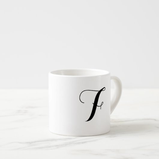 Monogram Espresso Mok (Voorkant rechts)