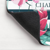 Monogram Exotic Summer Floral gestript Muismat (Hoek)