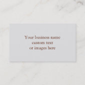 Monogram "F" met Sjabloon van Lilies Visitekaartje (Achterkant)