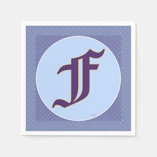 MONOGRAM F SERVET (Voorkant)