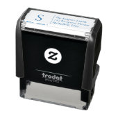 Monogram Familie Adres Stempel (Product)