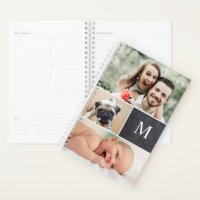 Monogram Familie Foto Collage