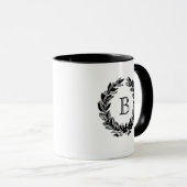 Monogram familiekam embleem mok (Voorkant rechts)