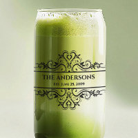 Monogram familienaam datum