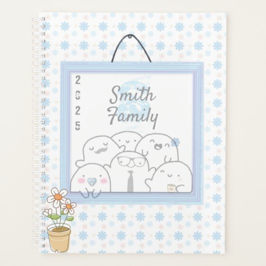 Monogram Family Name 2025 Blue (Devant)