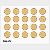Monogram Faux Gold Wax Envelope Sticker (Vel)