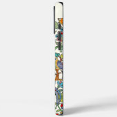 Monogram  Faux Ingeborduurd Patroonfoon Case-Mate iPhone Case (Achterkant / Links)