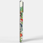 Monogram  Faux Ingeborduurd Patroonfoon Case-Mate iPhone Case (Achterkant / Rechts)