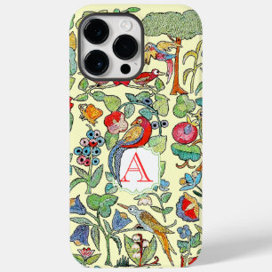 Monogram  Faux Ingeborduurd Patroonfoon Case-Mate iPhone 14 Pro Max Hoesje