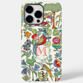 Monogram  Faux Ingeborduurd Patroonfoon Case-Mate iPhone Case (Achterkant)