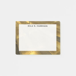 Monogram Feng Shui Gold Bullion Wealth Post-it® Notes