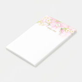 Monogram fijne Waterverf Post-it® Notes (Schuin)