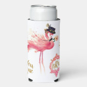 Monogram Flamingo "Wees Jij tiful" Steampunk Vinta (Seltzer Voorkant)