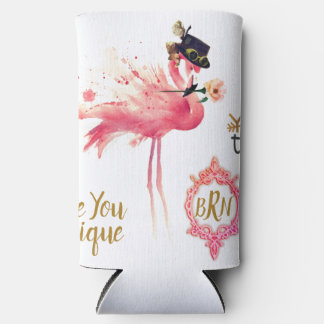 Monogram Flamingo "Wees Jij tiful" Steampunk Vinta