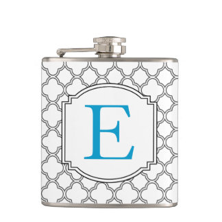 Monogram Flask Bridesmaid Gift Heupfles