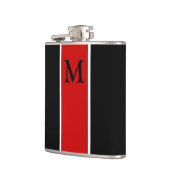 Monogram Flask Groomsman Gift Heupfles (Links)