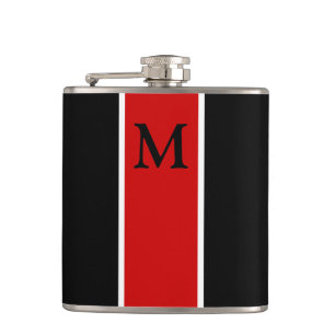 Monogram Flask Groomsman Gift Heupfles
