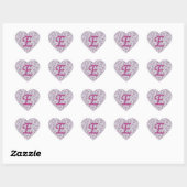 Monogram Floral E Hart Sticker (Vel)