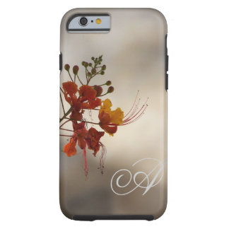 Monogram Floral Foto iPhone 6 hoesje